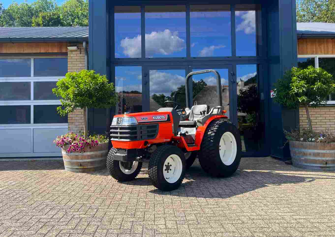Kubota GB20 met gazonbanden