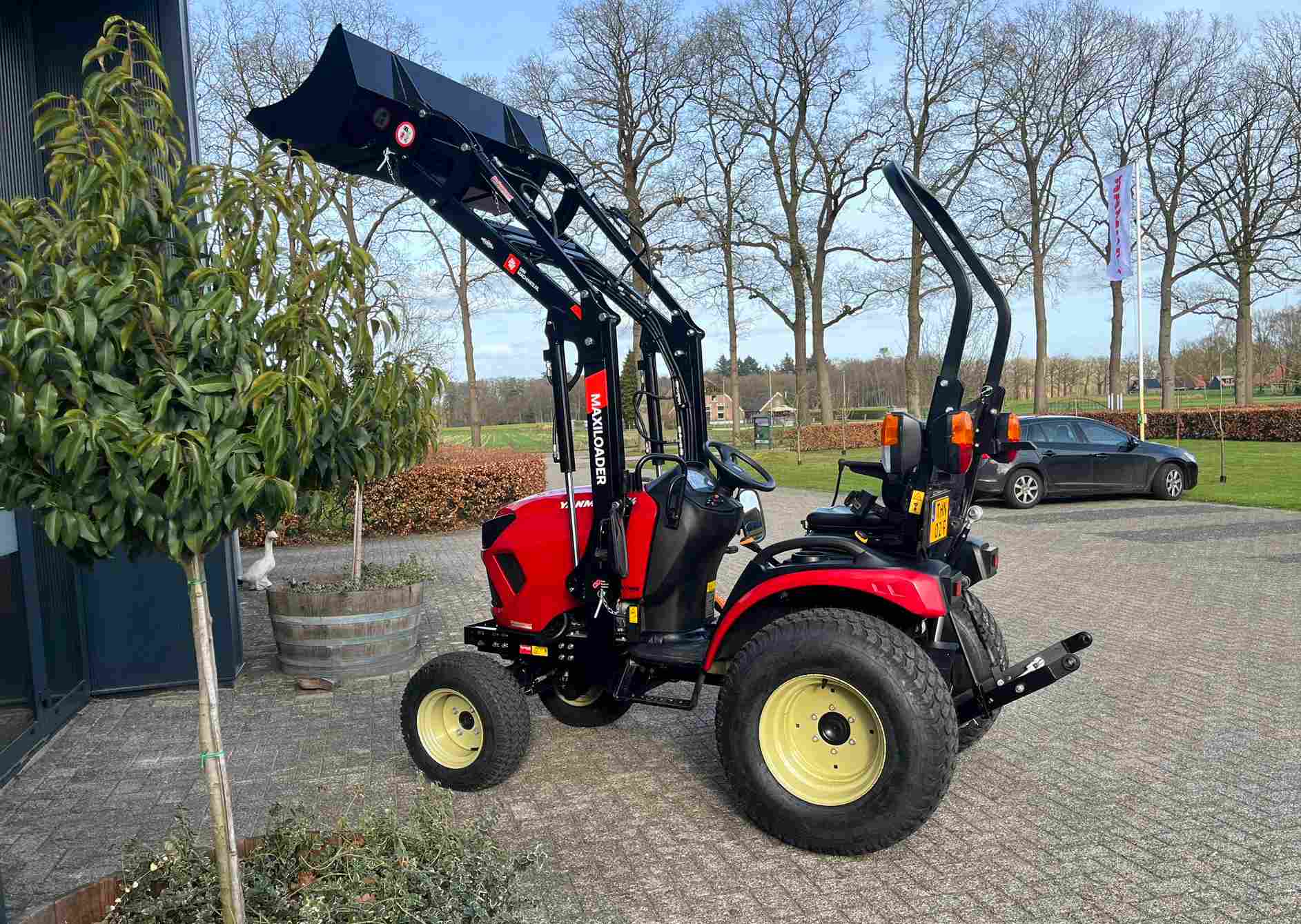 jong gebruikte Yanmar SA 424 met Maxiloader - Afbeelding 11